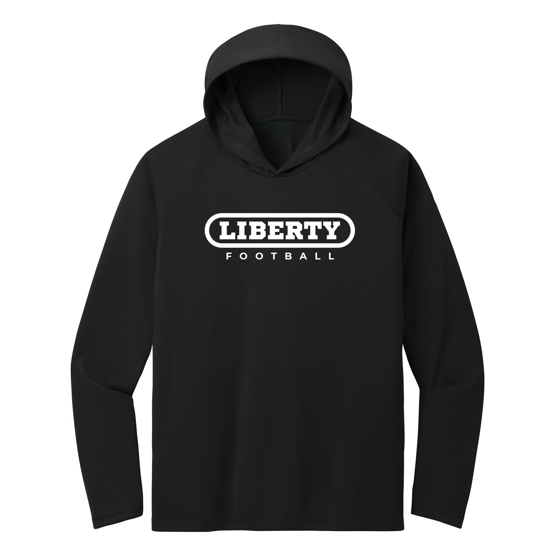 2025 Liberty Football Performance Hooded Long Sleeve Tee