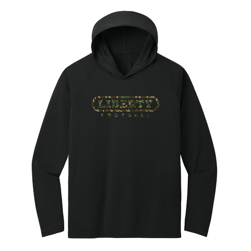 2025 Liberty Football Performance Hooded Long Sleeve Tee