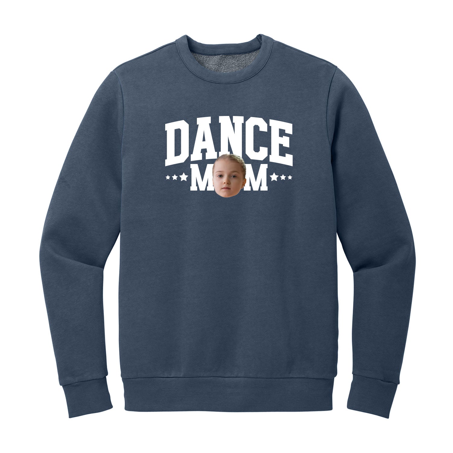 Sports Mom Custom Face Crewneck Sweatshirt