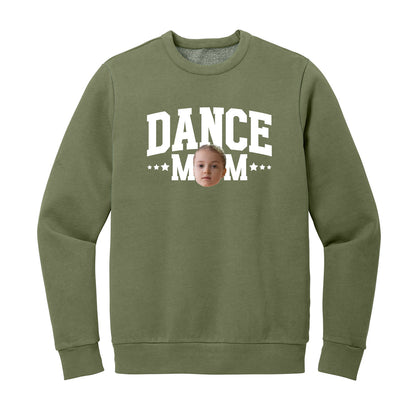 Sports Mom Custom Face Crewneck Sweatshirt