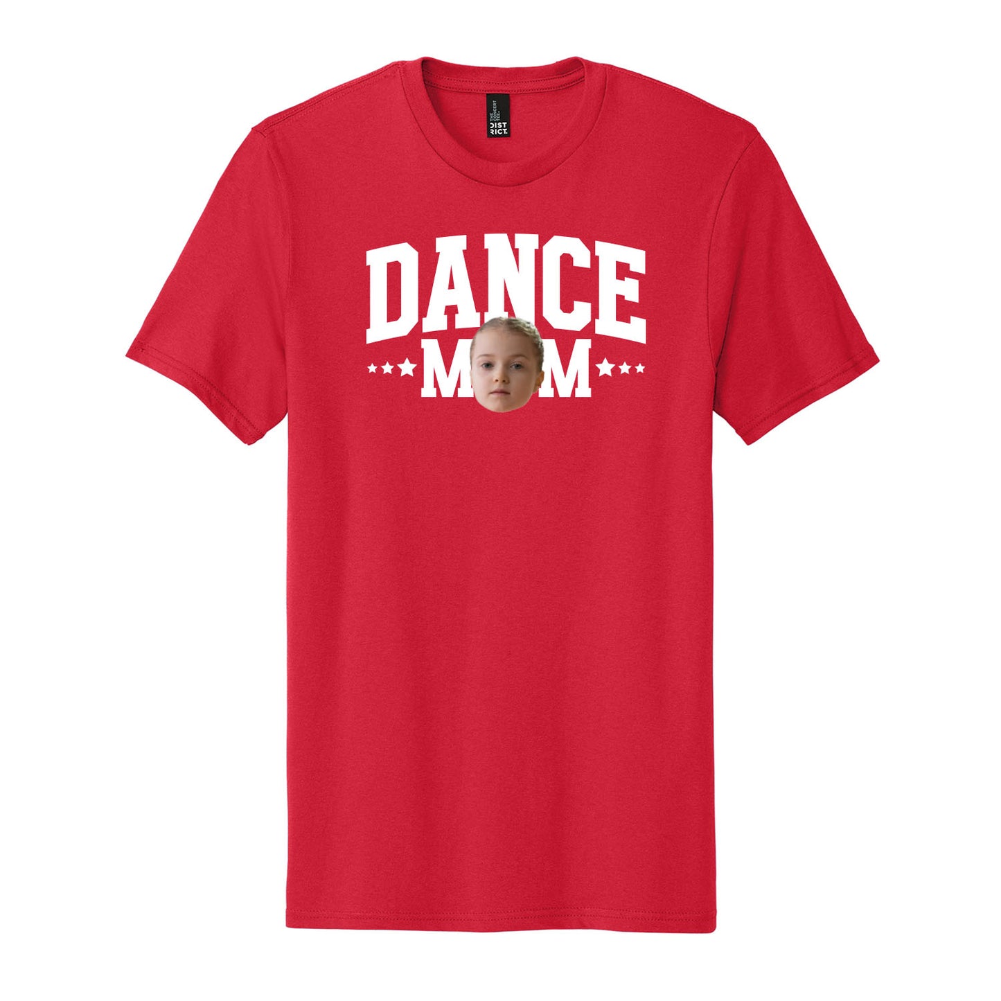 Sports Mom Custom Face Unisex Tee