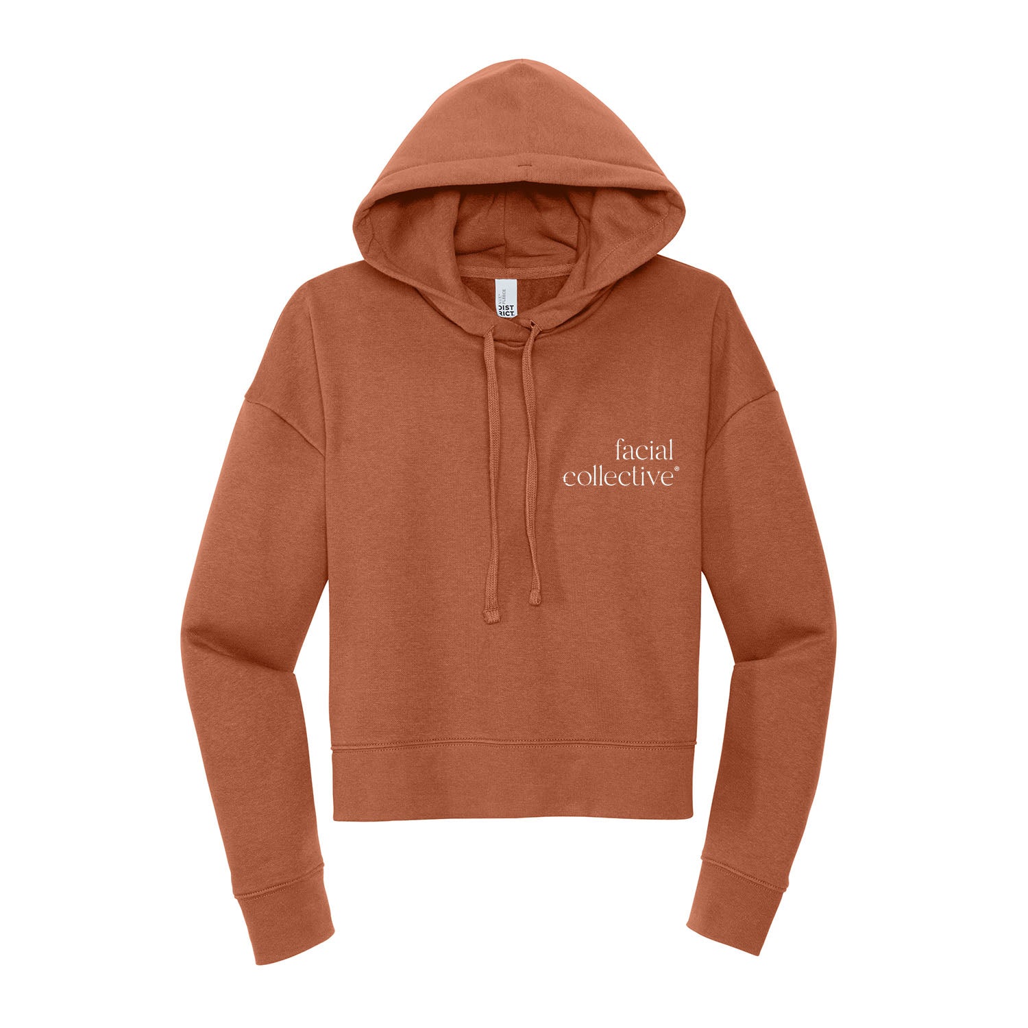 Facial Collective Cropped Hoodie