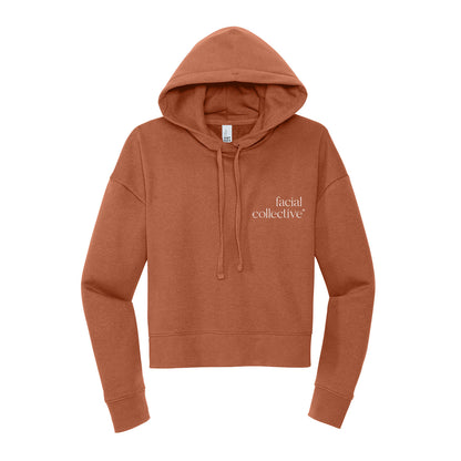 Facial Collective Cropped Hoodie