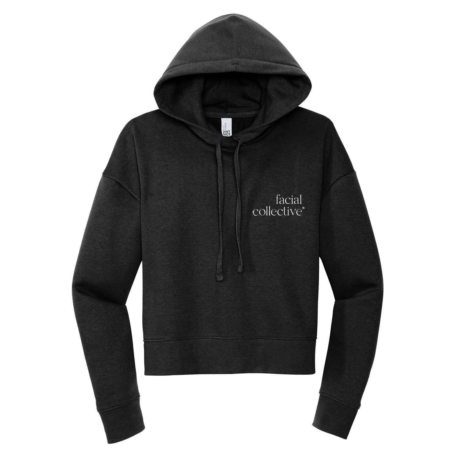 Facial Collective Cropped Hoodie