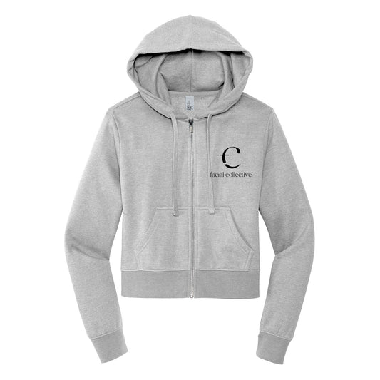 Facial Collective Stacked Cropped Full Zip
