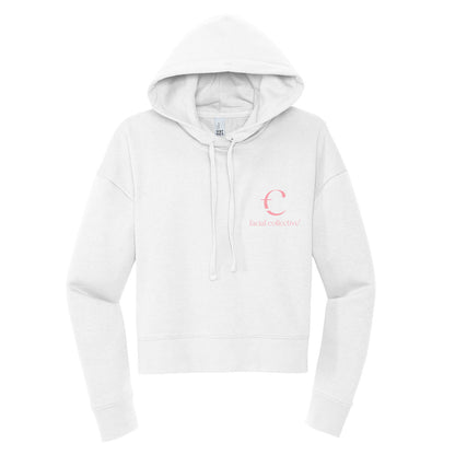 The Facial Collective Stacked Cropped Hoodie