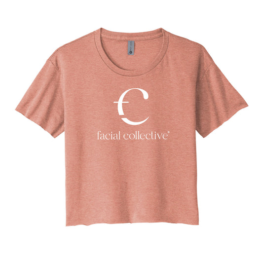 The Facial Collective Stacked Cropped Tee
