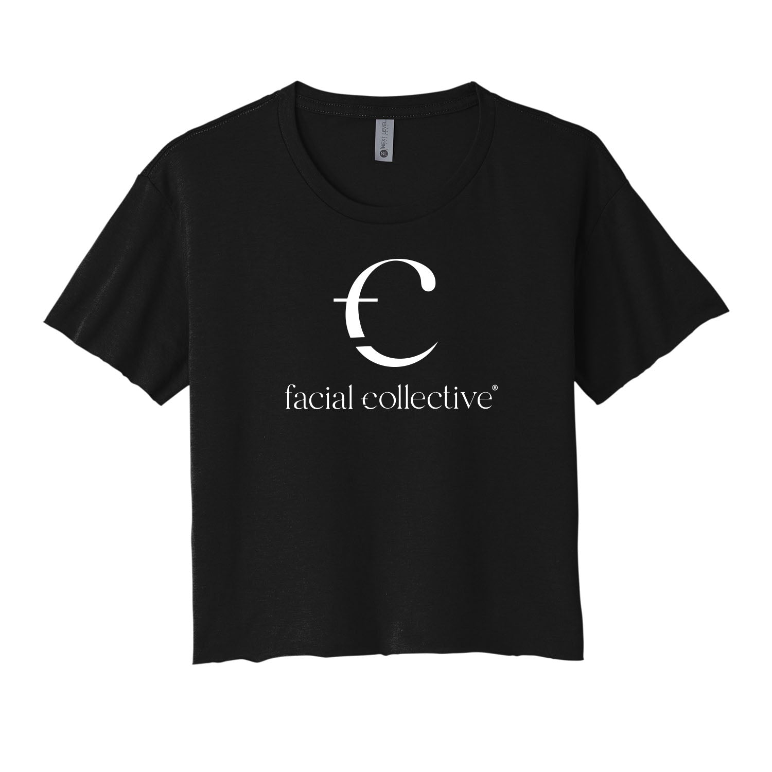 The Facial Collective Stacked Cropped Tee