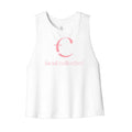 Facial Collective Stacked Cropped Racerback Tank
