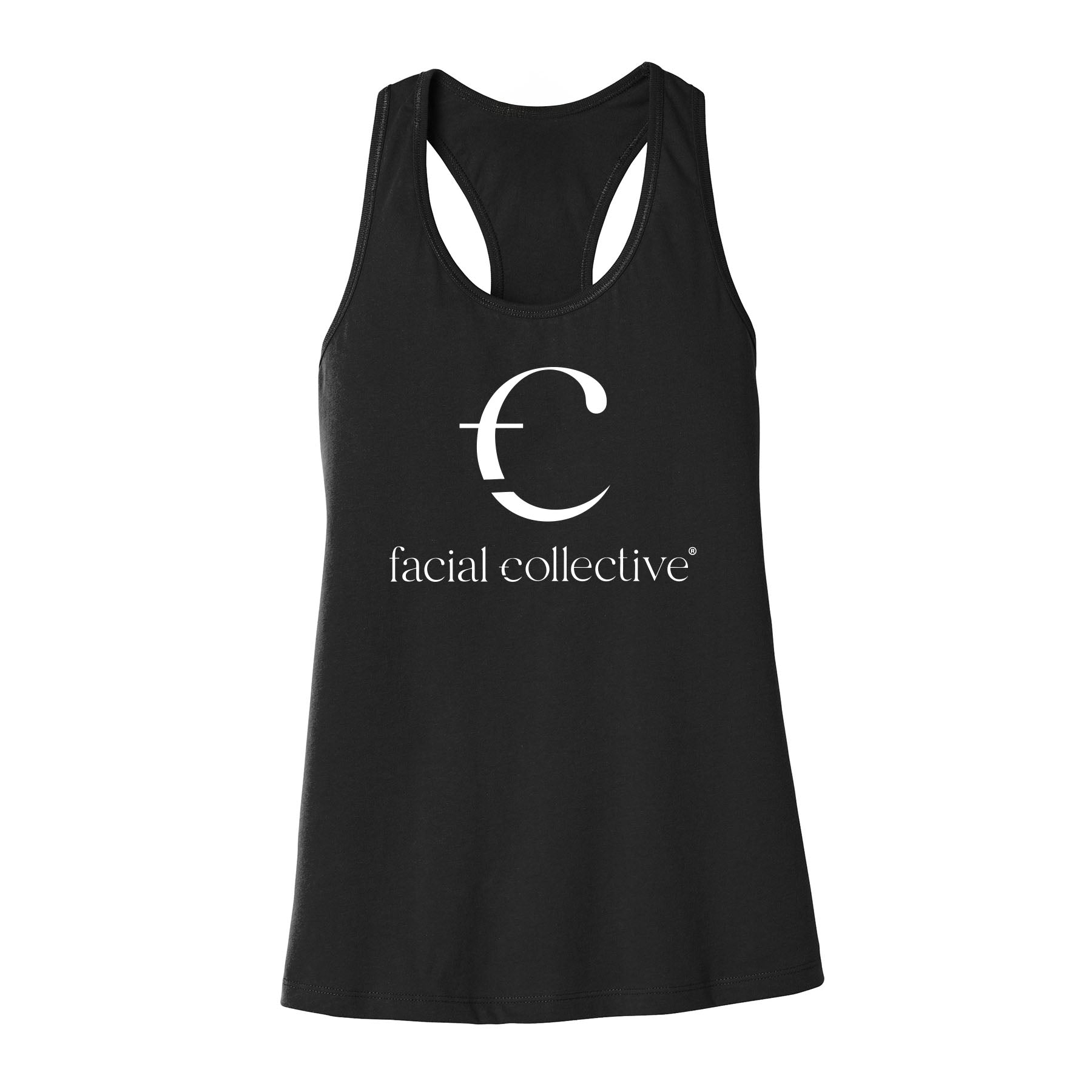 Facial Collective Stacked Racerback Tank