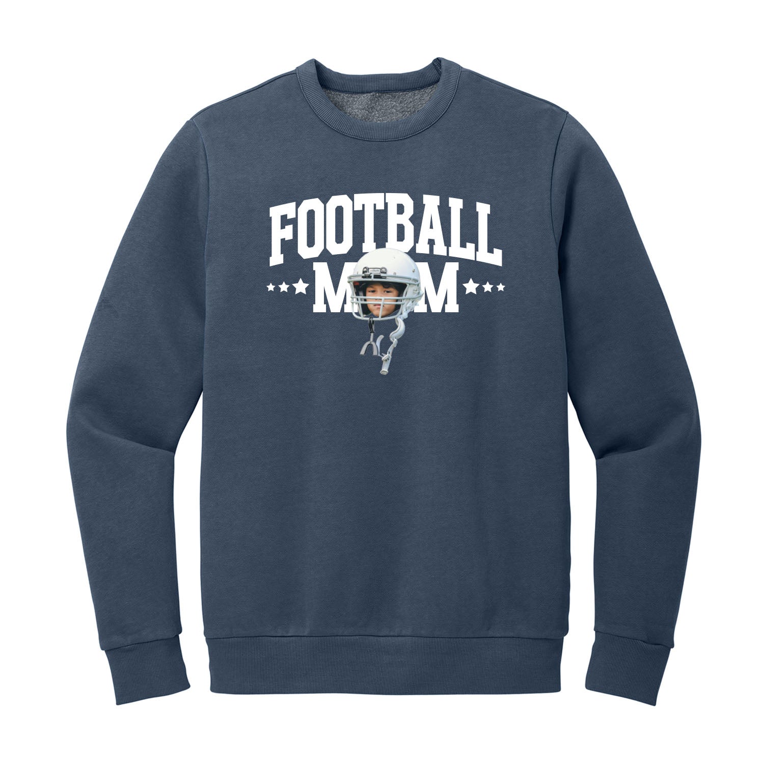 Sports Mom Custom Face Crewneck Sweatshirt