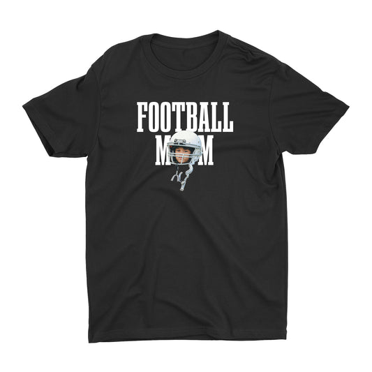 Football Mom Custom Face Unisex Tee