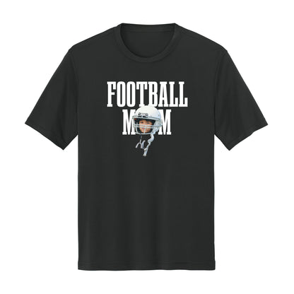 Football Mom Custom Face Unisex Tee