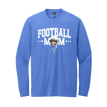 Sports Mom Custom Face Long Sleeve Tee