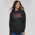 LADC Rhinestone Tunic Crewneck Sweatshirt