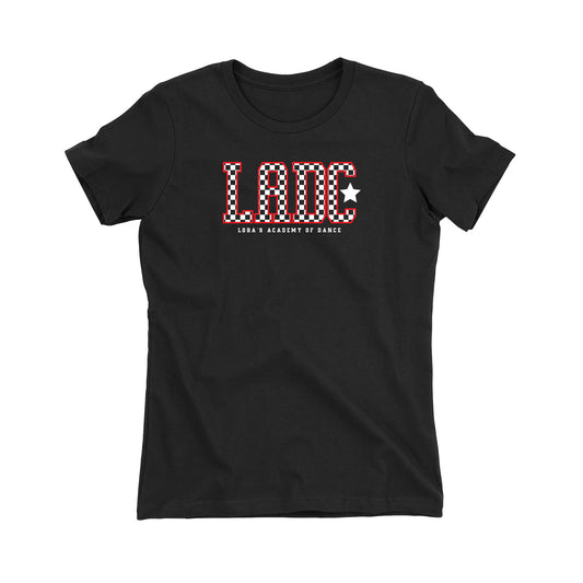 LADC Checkered Women's Fit Tee