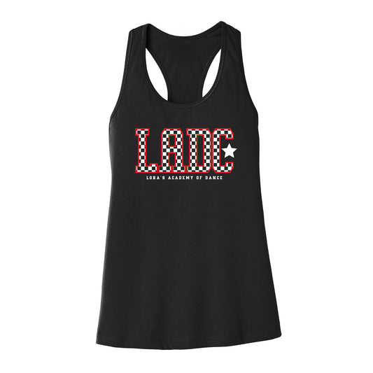 LADC Checkered Racerback Tank