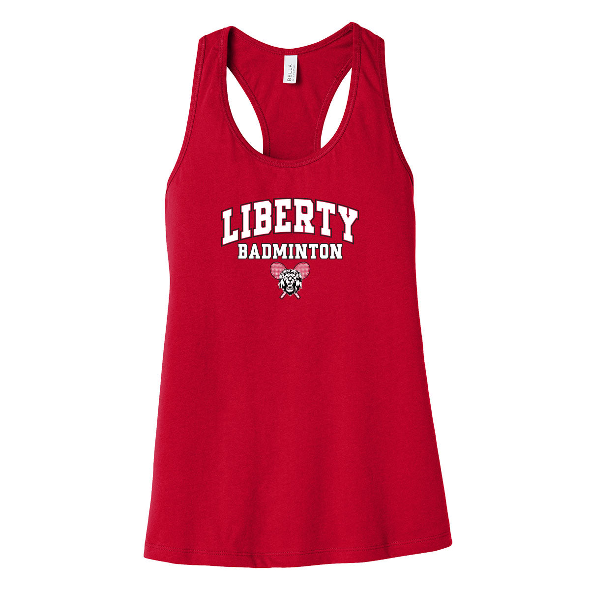 Liberty Badminton Racket Women's Racerback Tank