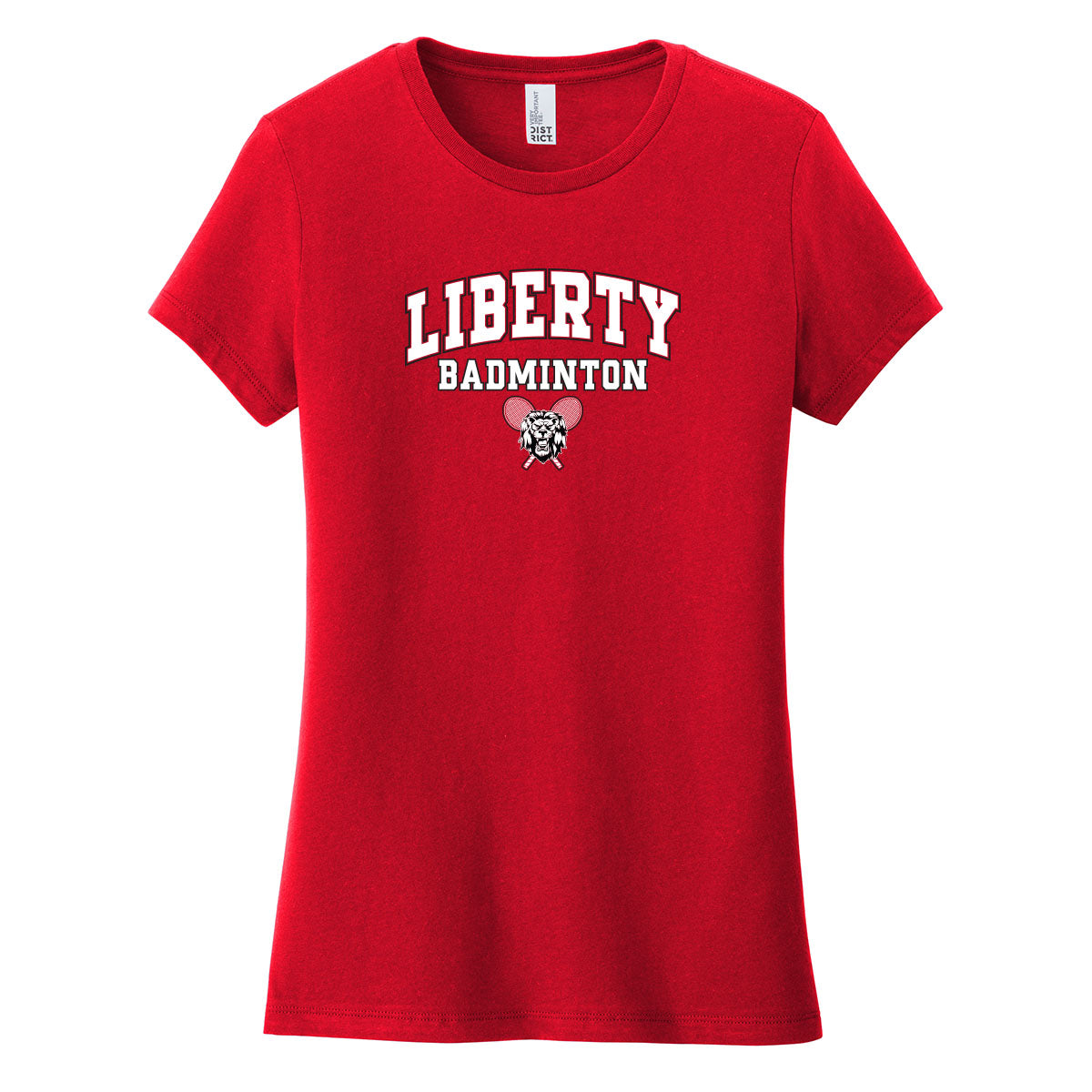 Liberty Badminton Racket Women's Fit Tee