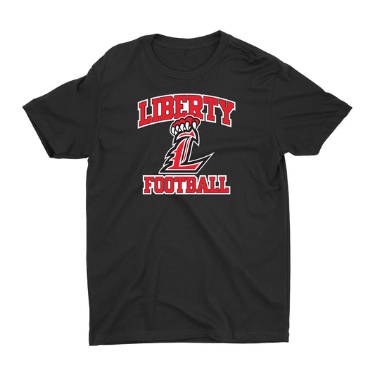 Liberty Football Curved Unisex Tee