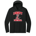 Liberty Football Curved Performance Hooded Long Sleeve Tee