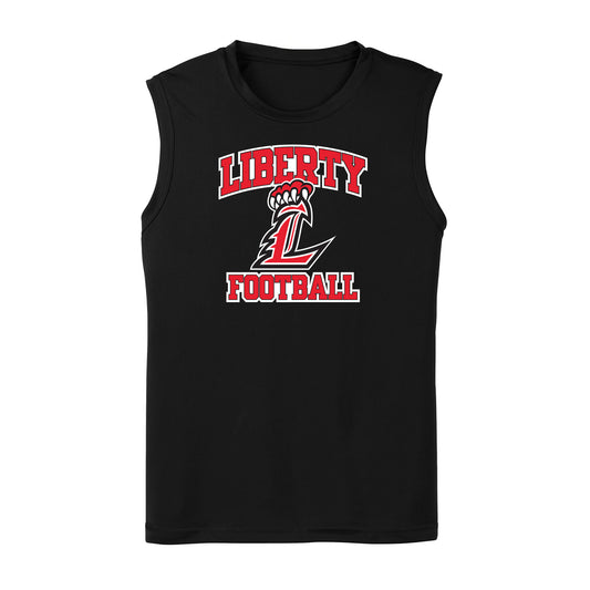 Liberty Football Curved Performance Sleeveless Tank