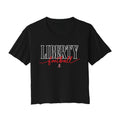 Liberty Football Script Cropped Tee