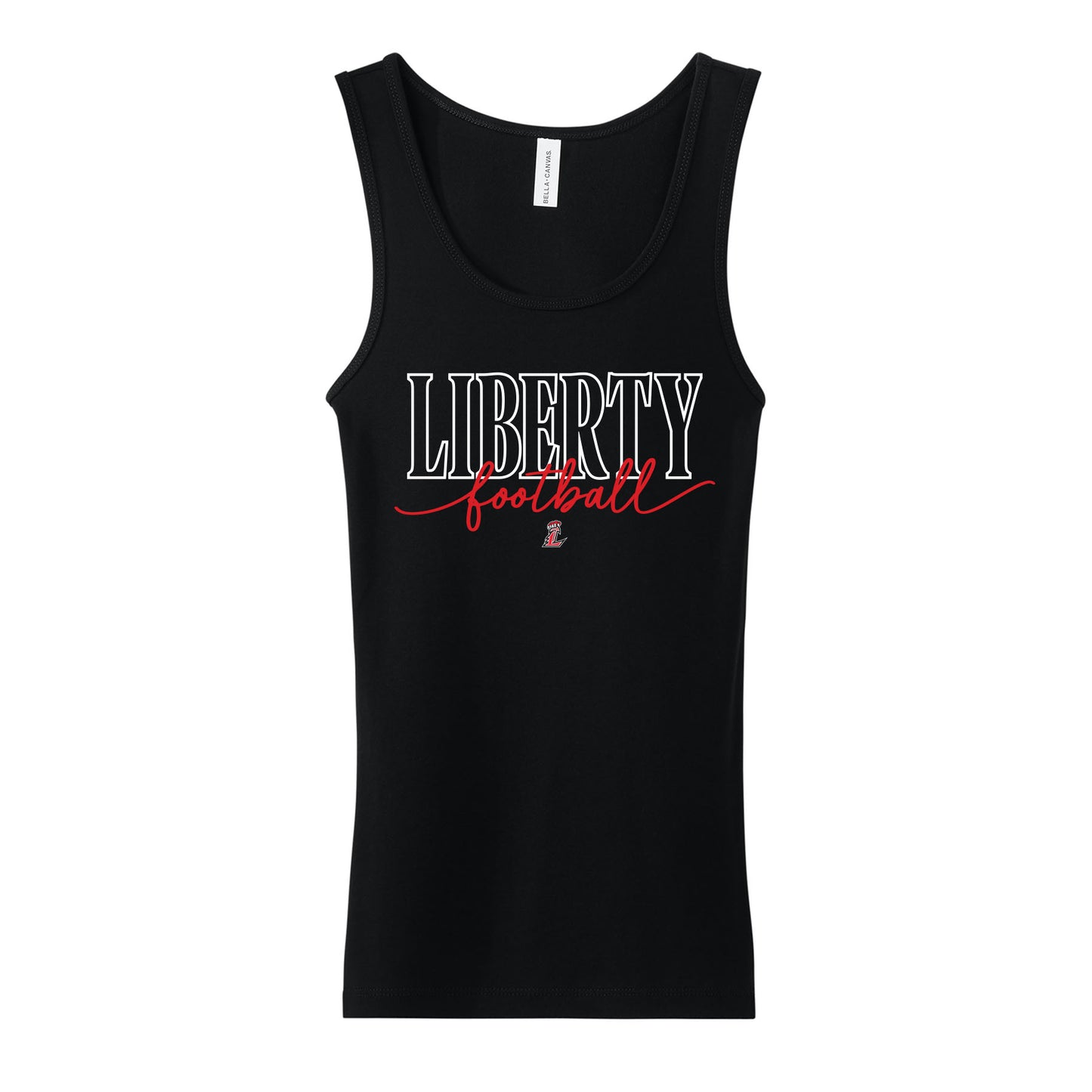 Liberty Football Script Women's Tank Top