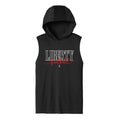 Liberty Football Script Unisex Hooded Sleeveless Tee