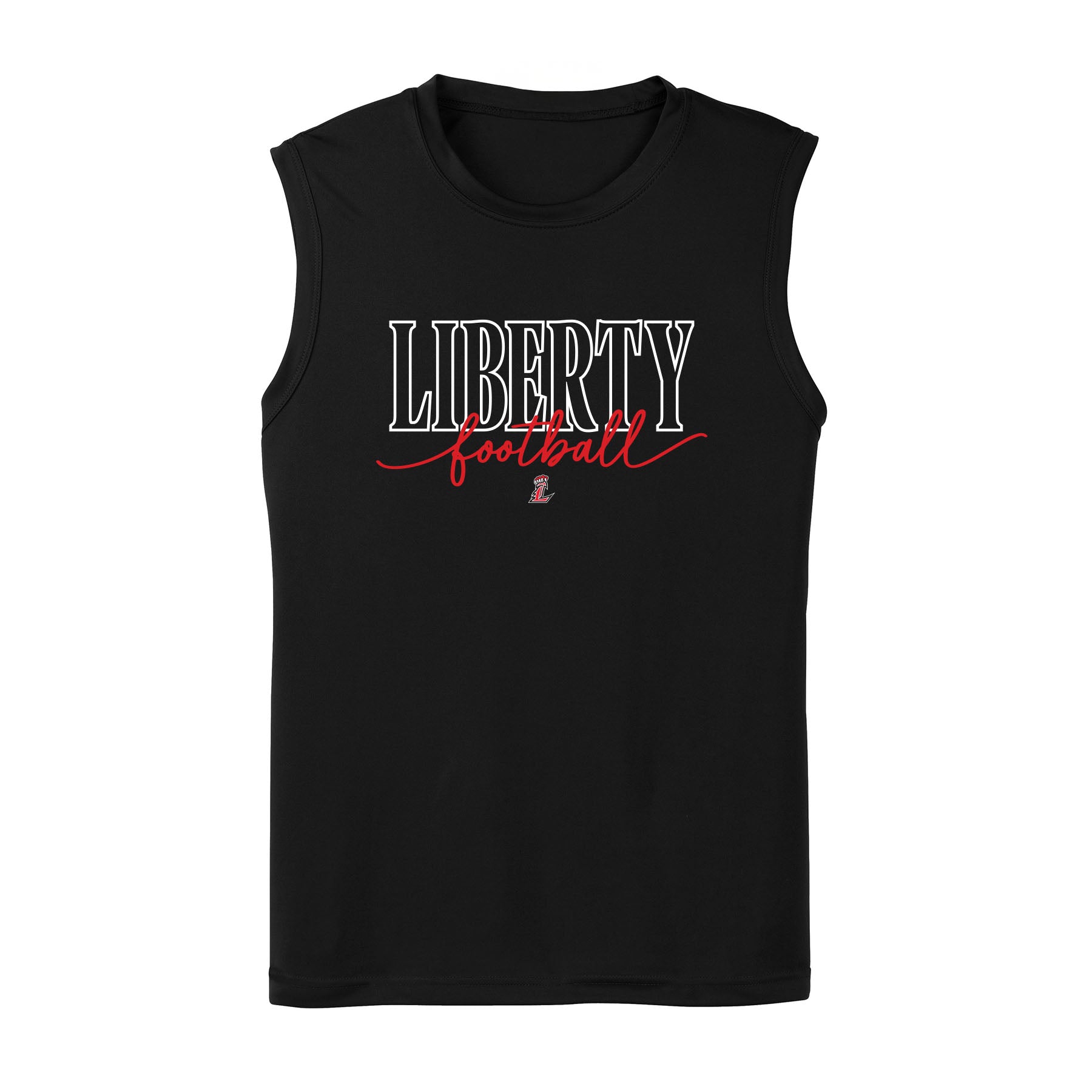 Liberty Football Script Performance Sleeveless Tank