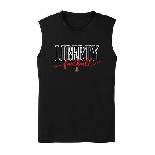 Liberty Football Script Performance Sleeveless Tank