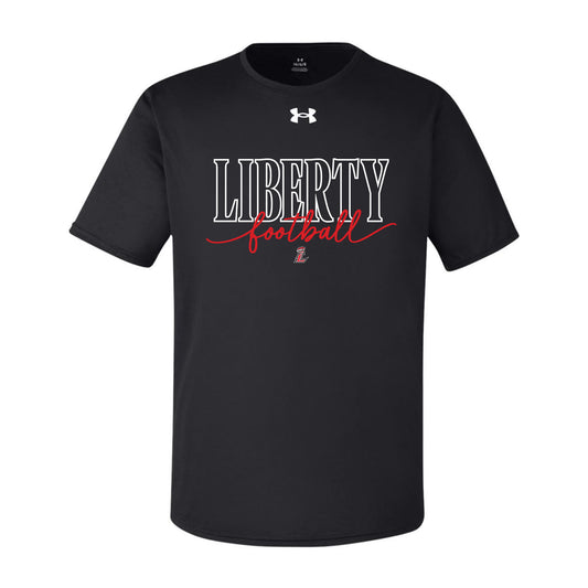 Liberty Football Script Unisex Under Armour Tee