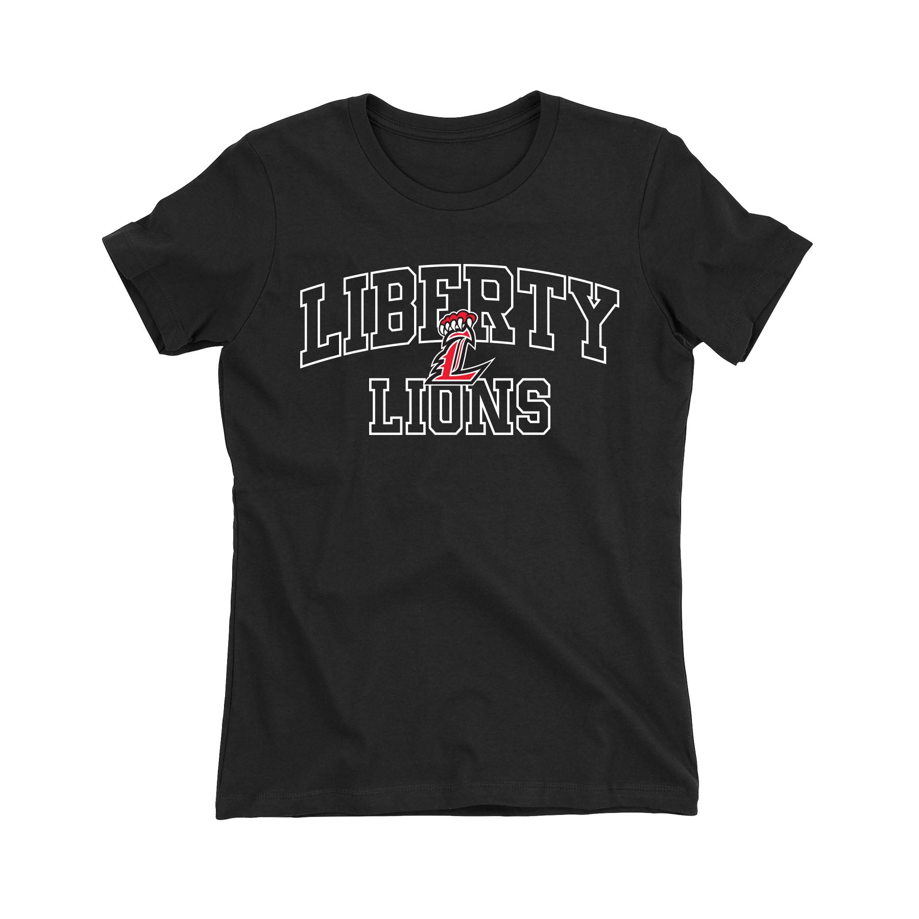 Liberty Lions Outline L Women's Fit Tee
