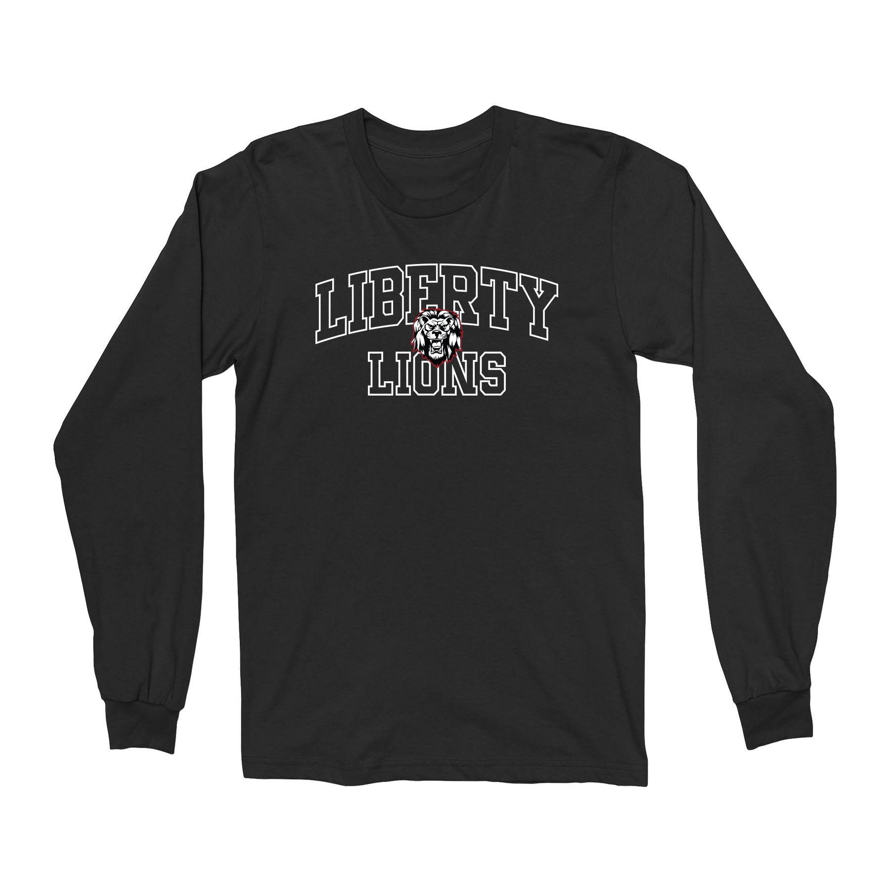Liberty Lions Outline Unisex Long Sleeve Tee