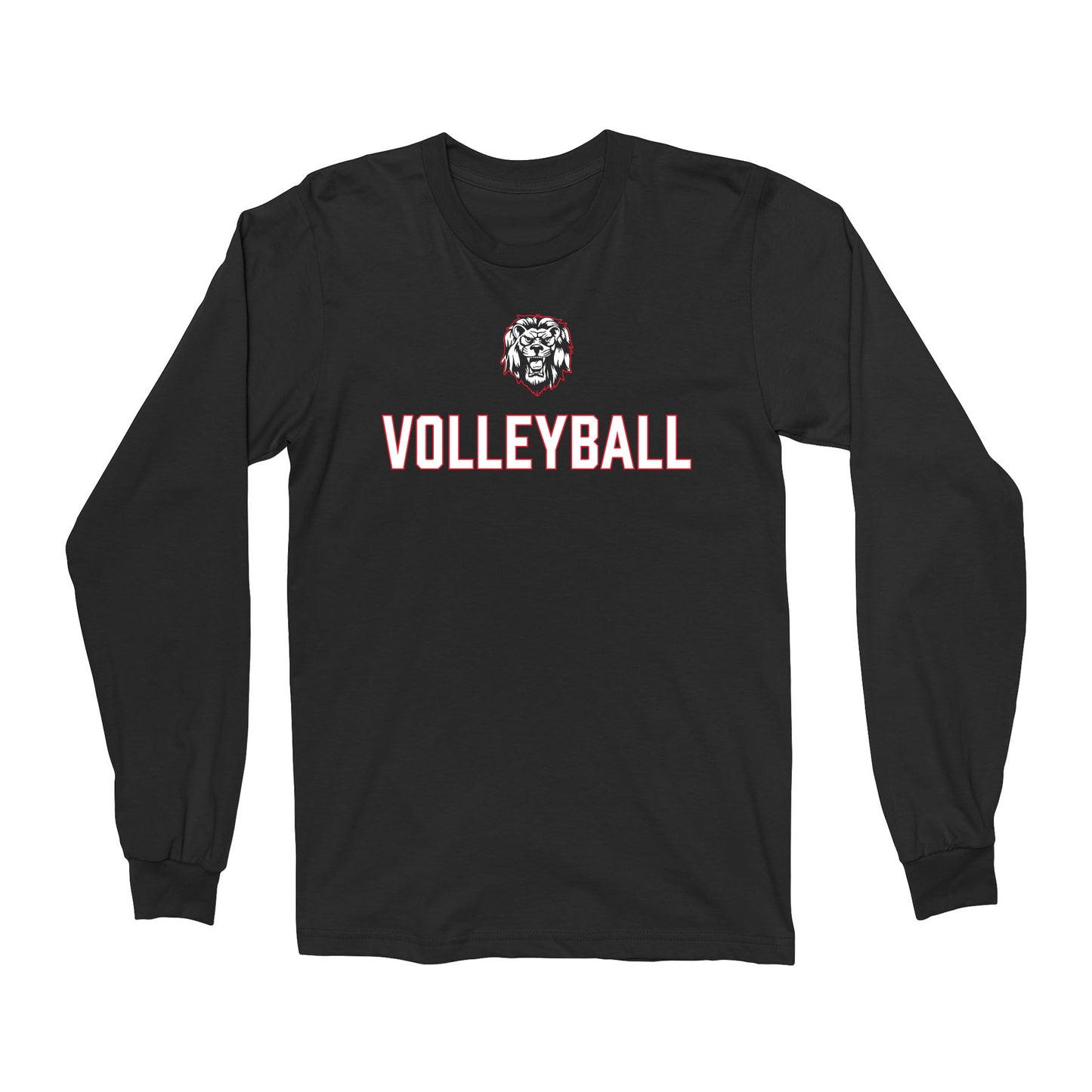 Volleyball Lion Long Sleeve Tee