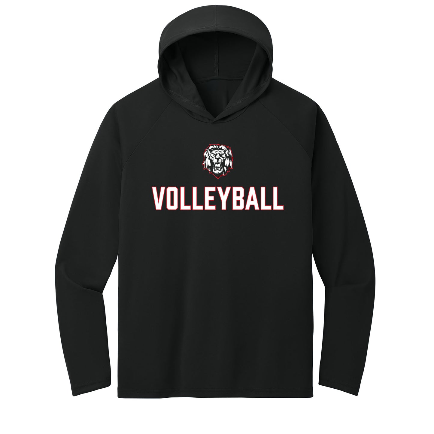Volleyball Lion Performance Hooded Tee