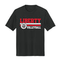 Liberty Lions Volleyball Unisex Dri Fit Tee