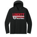 Liberty Lions Volleyball Performance Hooded Tee