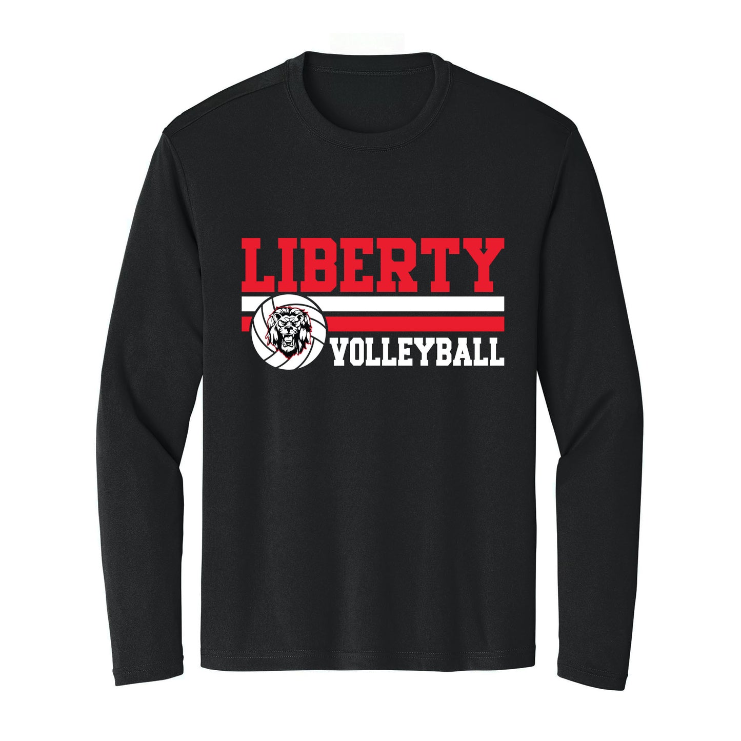 Liberty Lions Volleyball Long Sleeve Tee