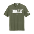 Liberty Football Military Green Dri Fit Tee