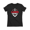 Lions L Football Women's Fitted Tee