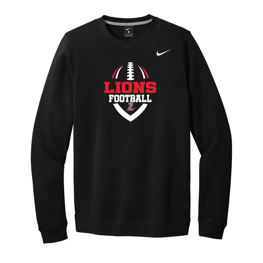 Lions L Football Nike Crewneck Sweatshirt