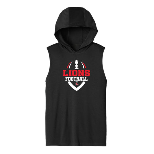 Lions L Football Unisex Hooded Sleeveless Tee