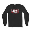 Lions Distressed Football Unisex Long Sleeve Tee