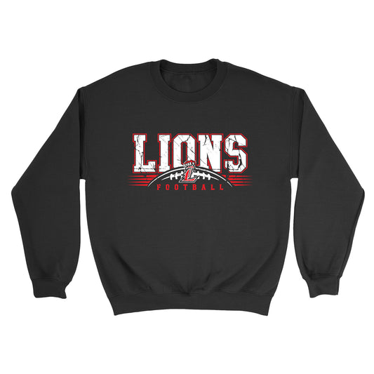 Lions Distressed Football Unisex Crewneck Sweatshirt