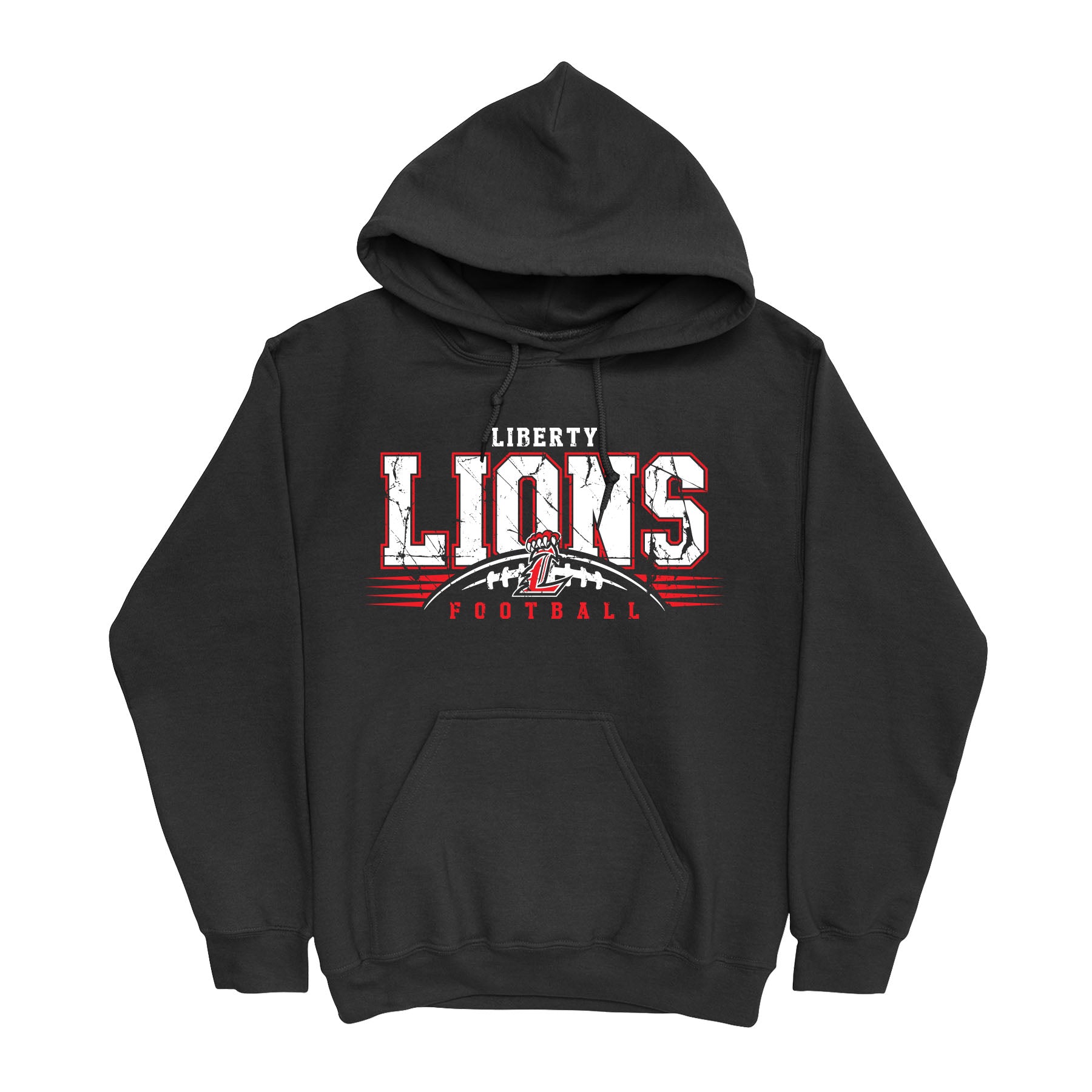 Liberty Lions Distressed Hoodie