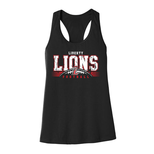 Liberty Lions Distressed Women's Racerback Tank