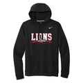Lions Distressed Football Nike Hoodie