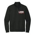 Lions Distressed Football 1/4 Zip Fleece