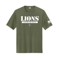 Lions Football Military Green Dri Fit Tee